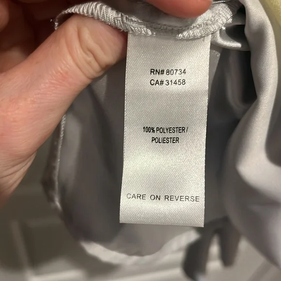 BCBGeneration dress, lime green and silver, size 6 - Picture 6 of 8